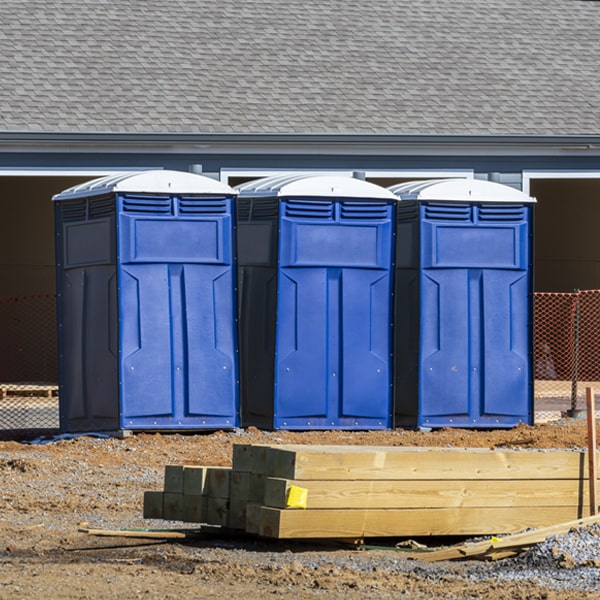 are there any restrictions on where i can place the porta potties during my rental period in Greasy OK